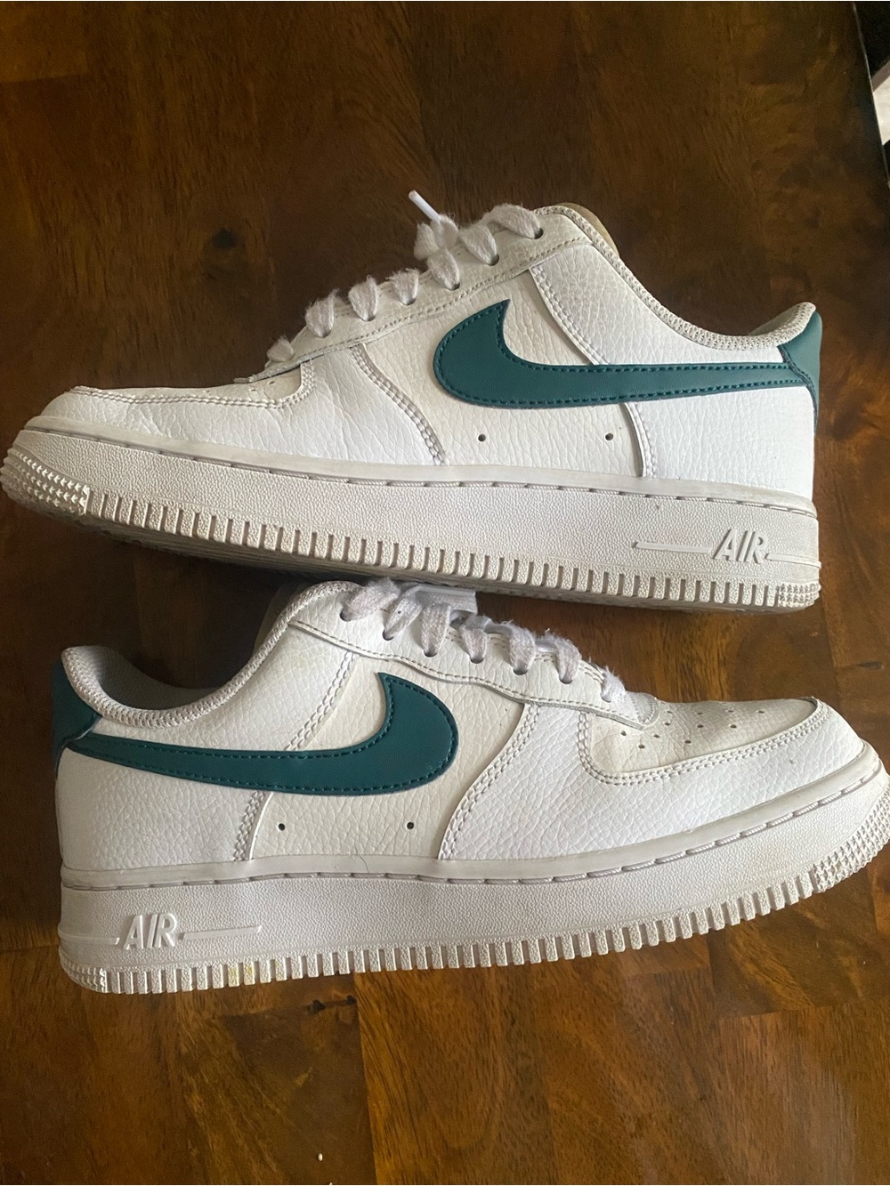 Nike Air Force 1 with Green Swoosh